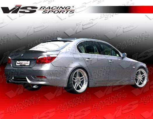 2004-2007 BMW 5 SERIES E60 4 doors A-TECH Style FRP Primer Spoiler-2