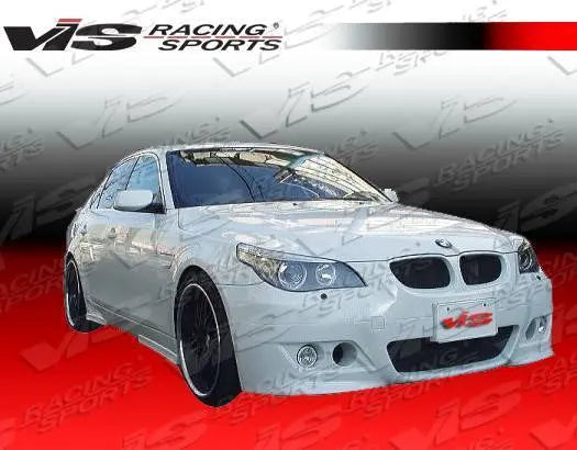 2004-2010 BMW 5 SERIES E60 4 doors EURO TECH Style FRP Primer Side Skirts-2