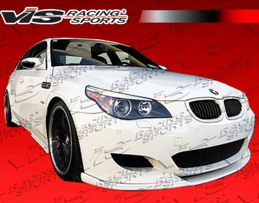 2004-2007 BMW 5 SERIES E60 M5 4 doors EURO TECH Style FRP Primer Front Lip-4