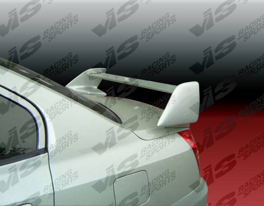 2004-2006 Hyundai Elantra 4 doors CYBER Style FRP Primer Spoiler-1