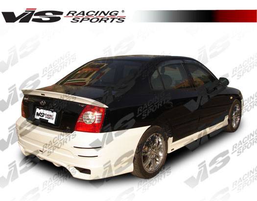 2004-2006 Hyundai Elantra 4 doors FUZION Style FRP Primer Full Kit-2