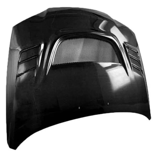 2004-2006 Hyundai Elantra 4 doors G Speed Style Carbon Fiber Black Hood-2