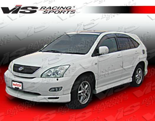 2004-2006 Lexus RX330 4 doors TECHNO R Style FRP Primer Front Lip-1