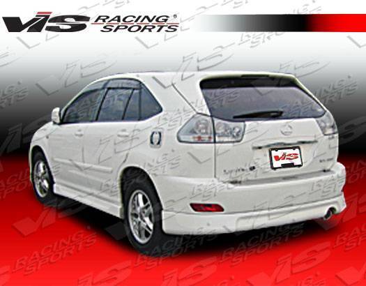 2004-2009 Lexus RX330 4 doors TECHNO R Style FRP Primer Rear Lip-1