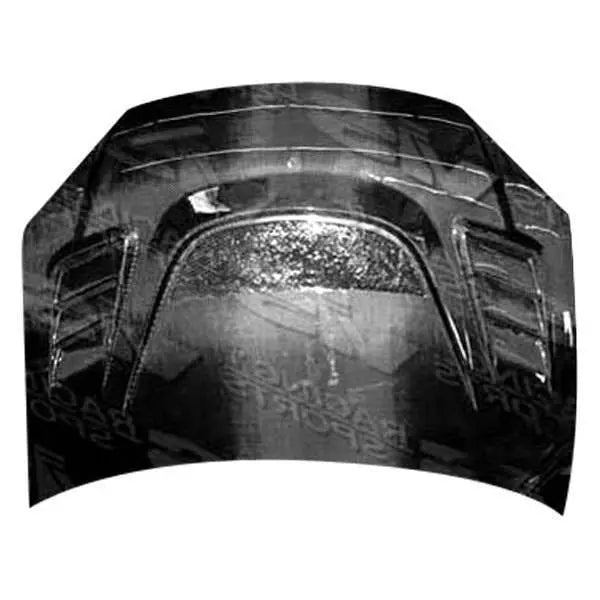 2004-2009 Mazda 3 4 doors G Speed Style Carbon Fiber Black Hood-1