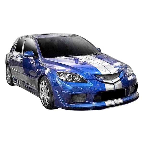 2004-2009 Mazda 3 Hatchback K Speed 2 Style FRP Primer Full Kit-1