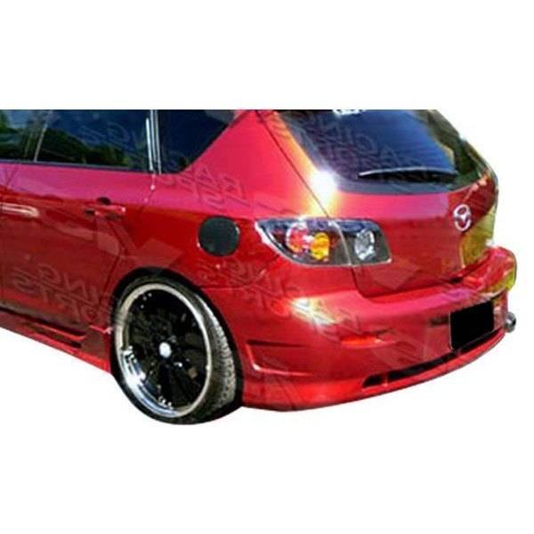 2004-2009 Mazda 3 Hatchback VIPER Style FRP Primer Rear Bumper-2