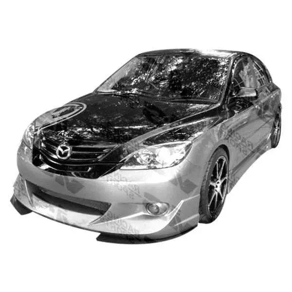 2004-2009 Mazda 3 Hatchback 4 doors VIPER Style FRP Primer Side Skirts-1