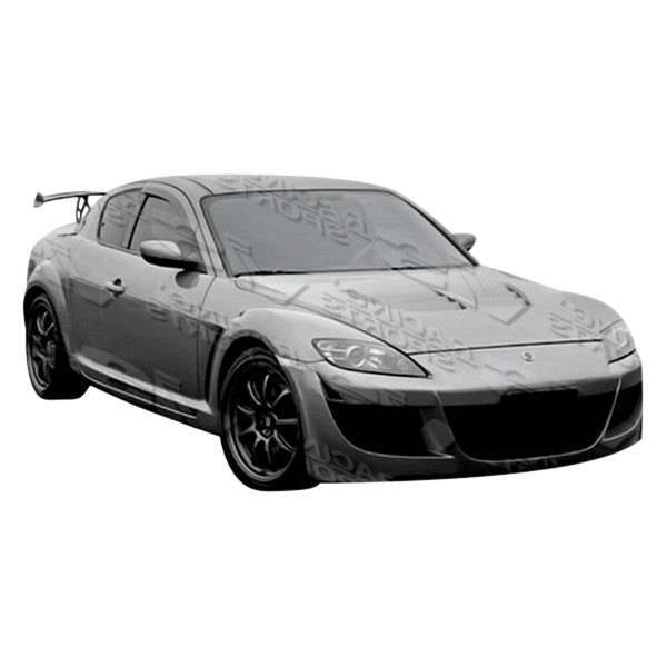 2004-2008 Mazda RX8 2 doors A Spec 2 Style FRP Primer Front Bumper-1