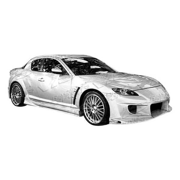 2004-2008 Mazda RX8 2 doors INVADER Style FRP Primer Full Kit-1