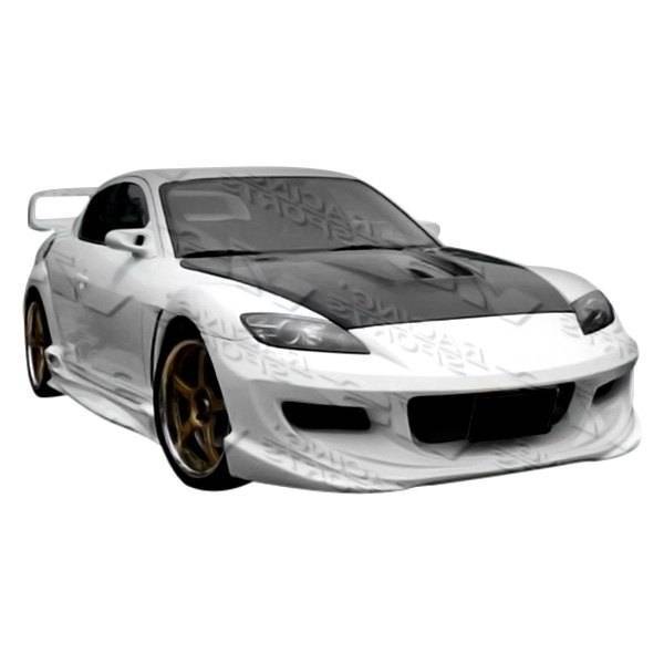 2004-2008 Mazda RX8 2 doors J Speed Style FRP Primer Front Bumper-1