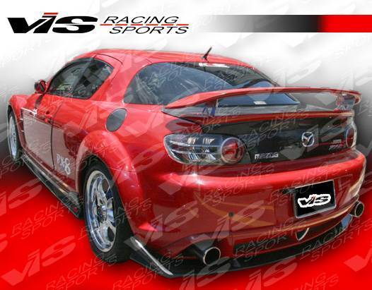 2004-2008 Mazda RX8 2 doors Carbon Fiber Black Spoiler-1