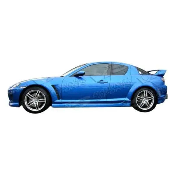 2004-2008 Mazda RX8 2 doors MAGNUM Style FRP Primer Side Skirts-1