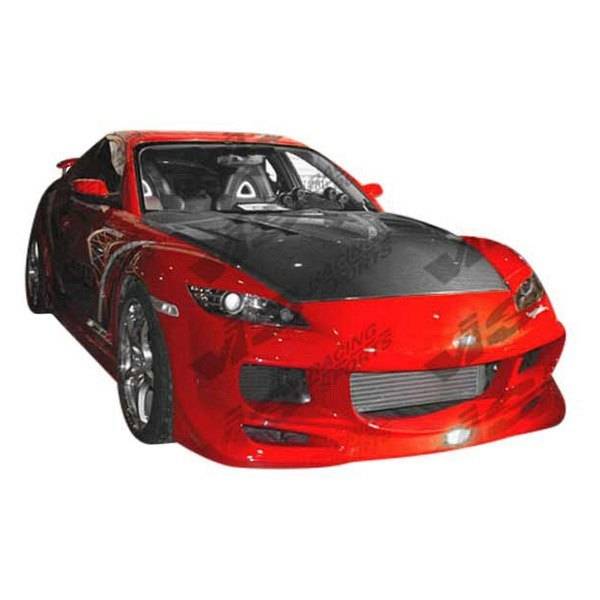 2004-2008 Mazda RX8 2 doors Razor Style FRP Primer Full Kit-1