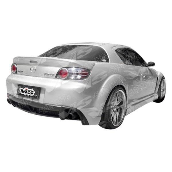 2004-2011 Mazda RX8 2 doors WINGS Style FRP Primer Spoiler-1