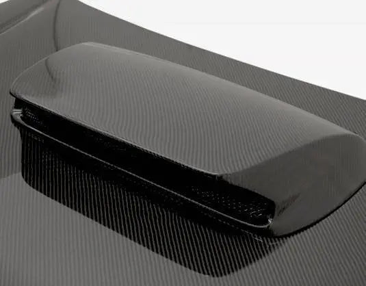 2003-2005 Subaru Forester 4 doors STI Style Carbon Fiber Black Hood-4