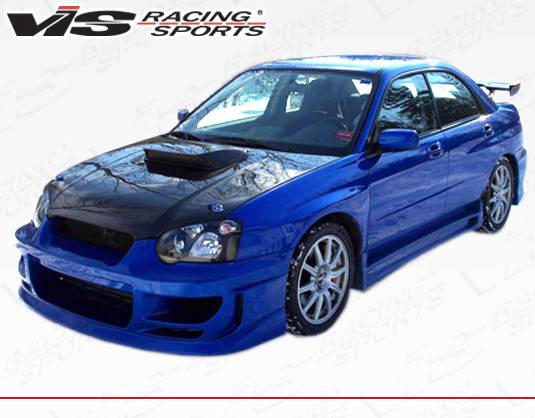 2004-2005 Subaru WRX 4 doors GTC Style FRP Primer Full Kit-1