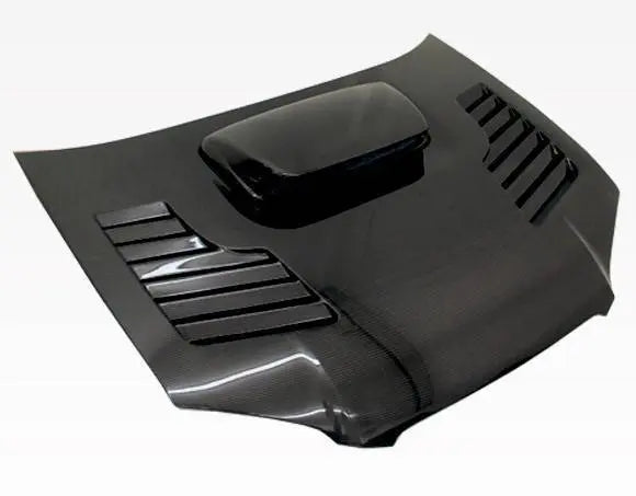 2004-2005 Subaru WRX 4 doors TRACER Style Carbon Fiber Black Hood-1