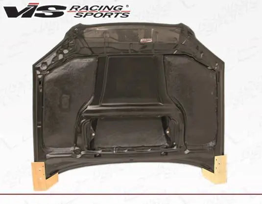 2004-2005 Subaru WRX 4 doors TRACER Style Carbon Fiber Black Hood-5