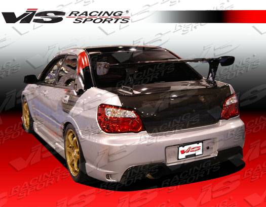 2004-2005 Subaru WRX 4 doors WING Style FRP Primer Full Kit-2