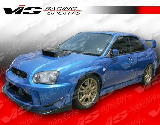 2002-2007 Subaru WRX 4 doors Z-SPORT Style FRP Primer Side Skirts-1