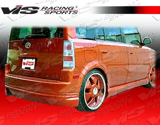 2004-2007 Scion XB 4 doors K-SPEED Style FRP Primer Rear Lip-1