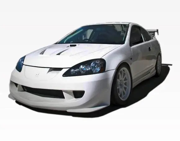 2002-2006 Acura RSX 2 doors TECHNO R 2 Style FRP Primer Side Skirts-2
