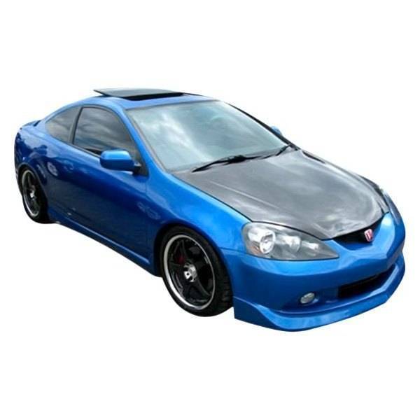 2005-2006 Acura RSX 2 doors TECHNO R 2 Style FRP Primer Front Lip-1