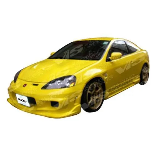 2002-2006 Acura RSX 2 doors Wings 2 Style FRP Primer Side Skirts-1