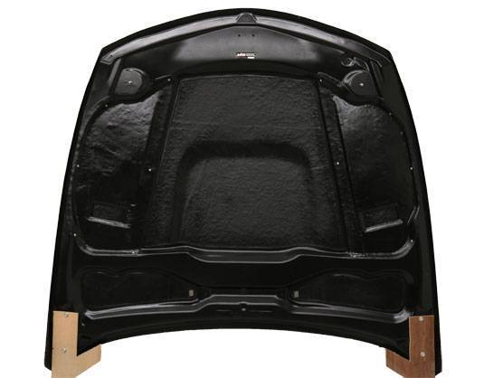 2005-2010 BMW 6 SERIES M6 2 doors XTS Style Carbon Fiber Black Hood-3