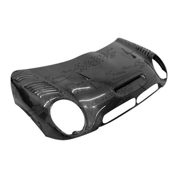 2005-2008 BMW Mini Cooper DTM Style Carbon Fiber Black Hood-2