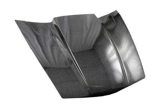 2005-2013 Chevrolet Corvette 2 doors PENTA Style Carbon Fiber Black Hood-1
