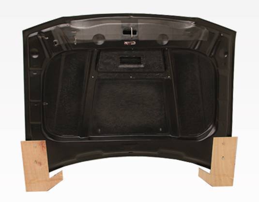 2005-2010 Chrysler 300 300C 4 doors SRT Style Carbon Fiber Black Hood-4