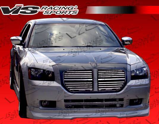 2005-2007 Dodge Magnum 4 doors VIP 2 Style FRP Primer Front Lip-2