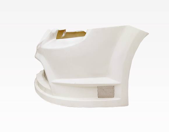 2005-2007 Ford Focus 2 doors 4 doors FUZION Style FRP Primer Front Bumper-4