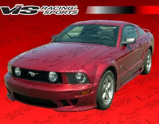 2005-2013 Ford Mustang 2 doors FRP Primer Side Skirts-1