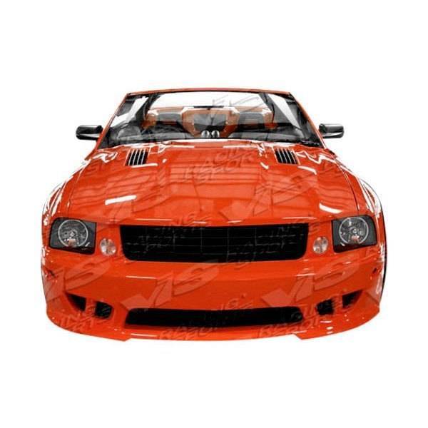 2005-2009 Ford Mustang 2 doors STALKER Style FRP Primer Front Bumper-1