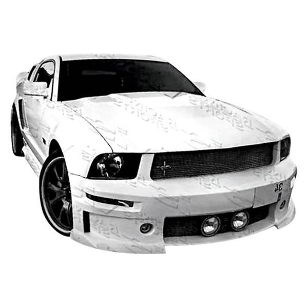 2005-2009 Ford Mustang 2 doors Stalker 2 Style FRP Primer Full Kit-1