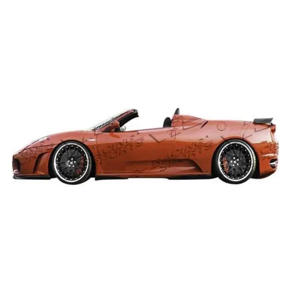 2005-2009 Ferrari F430 EURO TECH Style FRP Primer Side Skirts-1