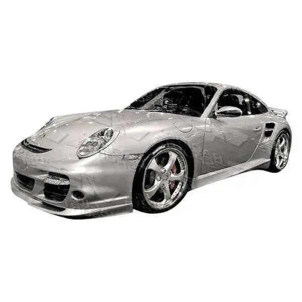 2005-2011 Porsche 997 2 doors A Tech Style FRP Primer Side Skirts-1