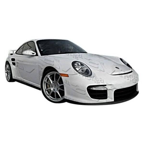 2005-2008 Porsche 997 2 doors GT2 Style FRP Primer Front Lip-1