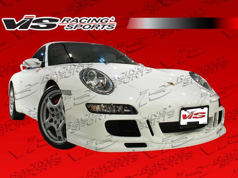 2005-2011 Porsche 997 2 doors GT3 Style FRP Primer Front Bumper-2