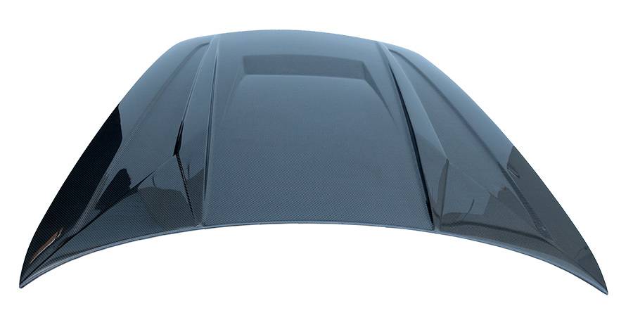 2005-2013 Porsche 997 2 doors STS Style Carbon Fiber Black Hood-3