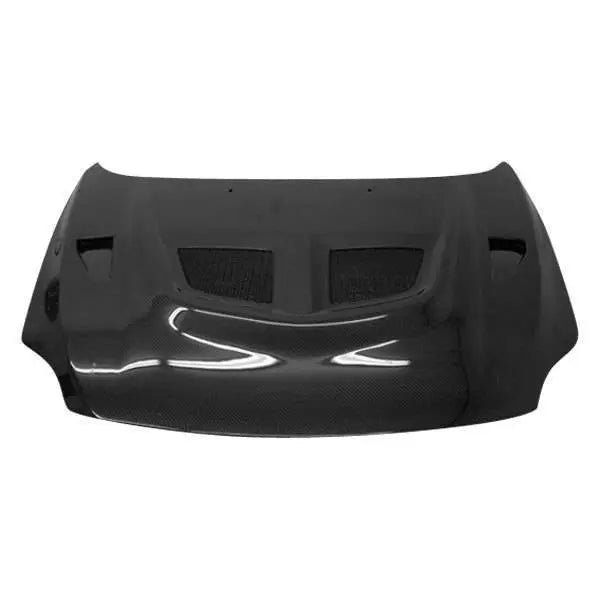 2005-2010 Scion TC 2 doors EVO Style Carbon Fiber Black Hood-1