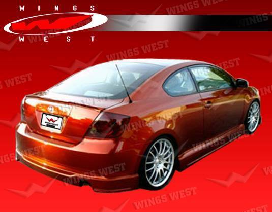2005-2010 Scion TC 2 doors POLYURETHANE Black Rear Lip-1