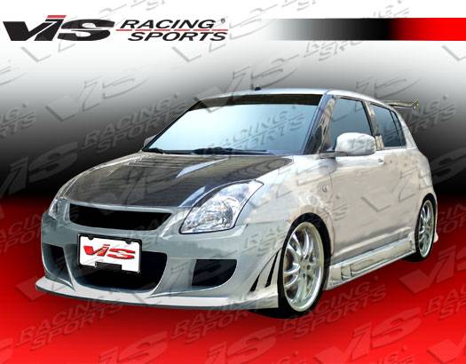 2005-2008 Suzuki Swift 4 doors FUZION Style FRP Primer Full Kit-1