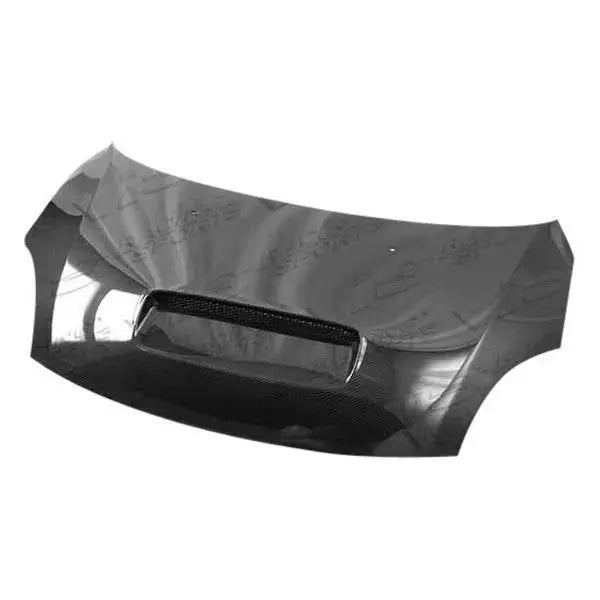 2005-2007 Suzuki Swift 4 doors TECHNO R Style Carbon Fiber Black Hood-2