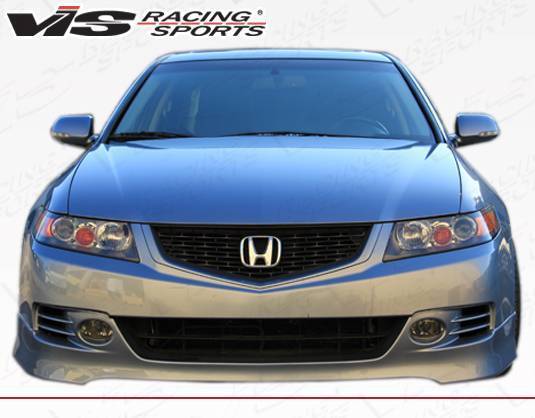 2006-2008 Acura TSX 4 doors EURO-R Style FRP Primer Front Lip-1