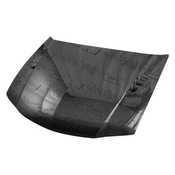 2006-2008 Acura TSX 4 doors RR Style Carbon Fiber Black Hood-1
