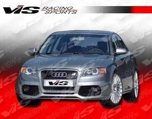 2006-2008 Audi A4 4 doors C-TECH Style FRP Primer Side Skirts-2
